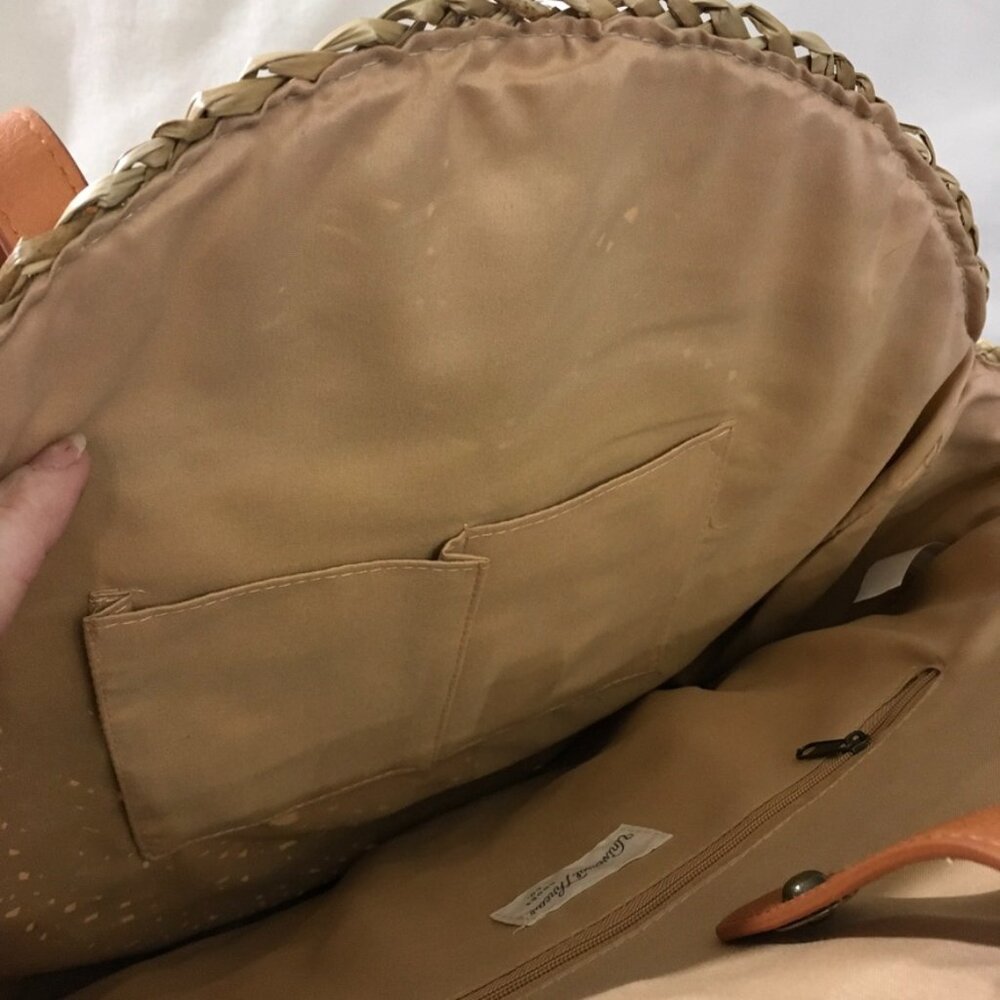 Universal Thread Jute Straw Round Shoulder Bag - Picture 5 of 7